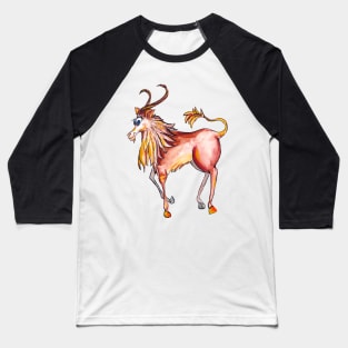 Capricorn. ibex . goat Baseball T-Shirt